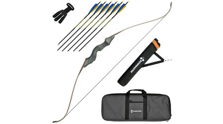 купите АКЦИЯ! Традиционный лук Bowmaster Black Bear - комплект в Москве