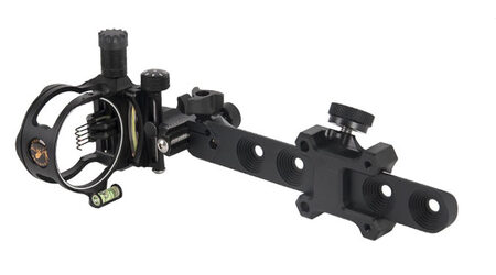 купите Прицел для блочного лука Topoint DB8250 (5 пинов, микрорегулировка, подсветка) в Москве